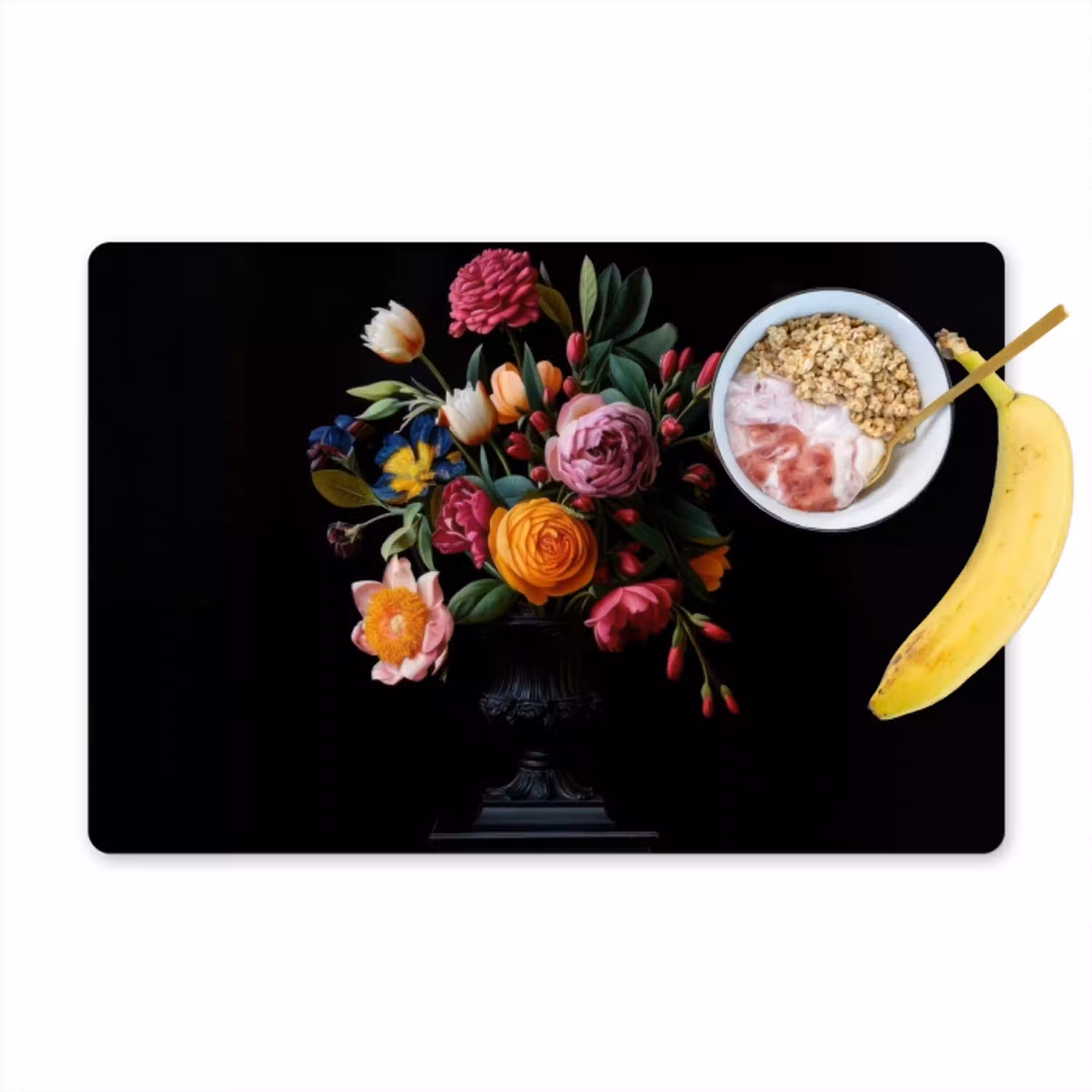 Boeket - Romantisch - Kleurrijk Placemat vinyl groot -zzzproduct_Kitchenyeah-website