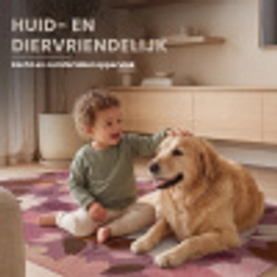 Bloem - Patroon - Roze Vloerkleed Rechthoek klein 1091 -uniquesellingpoint_zacht_NL