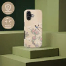 Bloemen - Vogels - Bloemen Toughcase MagSafe Apple iPhone 17 klein -USP_PrintM_DE