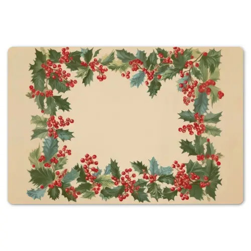 Hulstrand - Bessen - Beige Placemat vinyl groot -zzsfeer1_Kitchenyeah-website