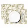 Apen - Jungle - Abstract - Beige Placemat vinyl groot 368 -zzsfeer2_Kitchenyeah-website