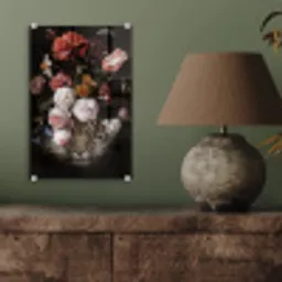 Bloemen - Jan Davidsz de Heem - Tijger - Schilderij - Stilleven - Oude meesters plexiglas 5mm klein -sfeer3