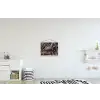 Marmer - Goud - Roze textielposter latten blank klein -kinderkamer
