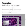 Paars - Bubbels - Schuim Muismat XXL klein -sfeer5