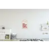 Rood - Quote - Kersen textielposter latten blank klein -kinderkamer