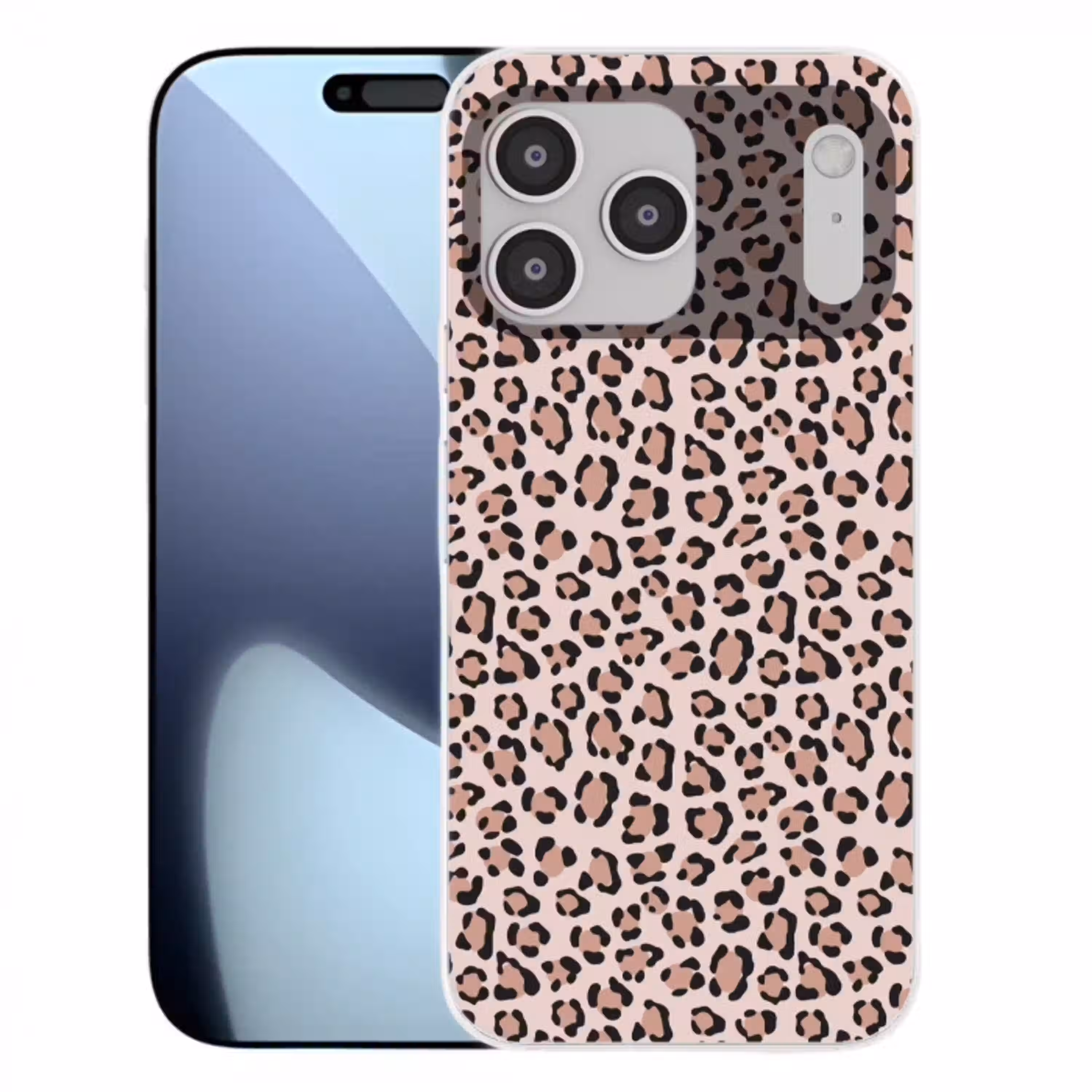 Vlekken - Beige - Luipaard Telefoonhoesje iPhone 17 Pro Max klein 879 -3d