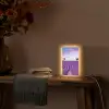 Lavendel - Natuur - Paars - Bomen - Bloemen Light Box met kabel (Tafellamp) klein -sfeer4
