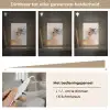 Abstract - Pastel kleuren - Goud - Modern - Aesthetic Light Box met kabel (Tafellamp) klein -USP_dimbaarNL