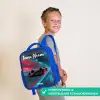 Formule 1 - Raceauto - Rood - Neonverlichting Kinderrugzak - Blauw middel -sfeer3_NL