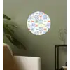 Zee - Sfeer - Mozaïek - Multi Wandcirkel behangsticker klein 186 -sfeer2