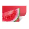 Watermeloen - Rood - Zomers Muursticker klein -3d