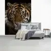 Tijger - Wilde dieren - Portret fotobehang vinyl groot -slaapkamer