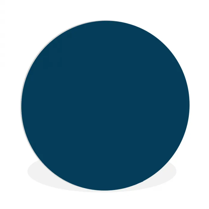 Indigo - Palet - Kleuren Wandcirkel kunststof plaat 5mm dik klein 188 -3d