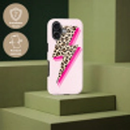Stippen - Roze - Bliksem Toughcase MagSafe Apple iPhone 17 klein -USP_PrintM_DE
