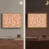 Disco - Patroon - Lijnen Light Box met batterij (Wandlamp) middel 907 -sfeer3