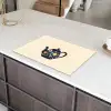 Theepot - Kleurrijk - Bloemen Inductie beschermer vinyl 3mm klein -sfeer8