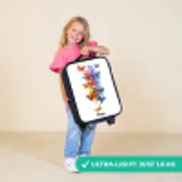 Vlinderzwerm Kinderkoffer - Zwart klein -sfeer2_UK