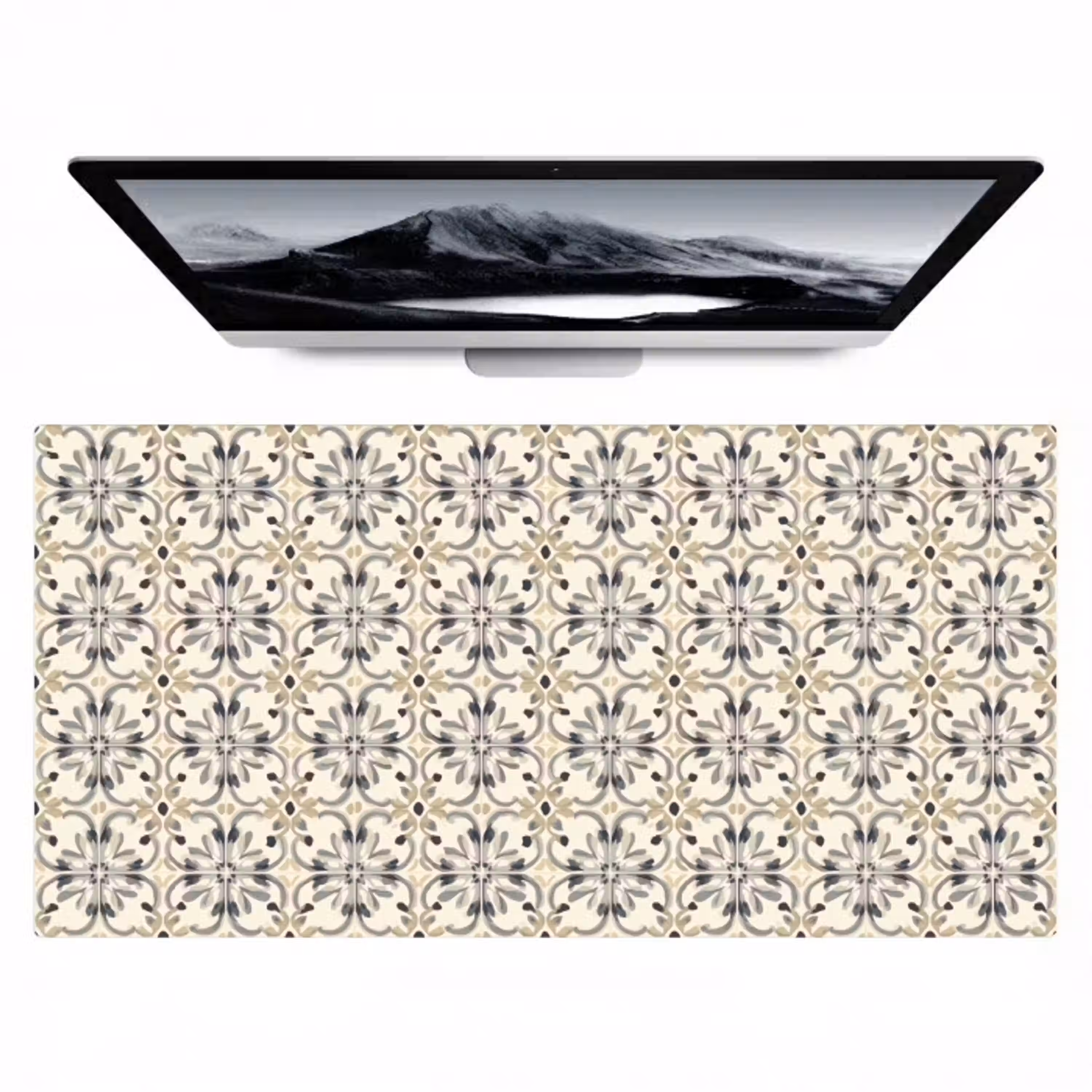 Floraal - Patroon - Kleurrijk Muismat XXL klein 681 -zzz3d