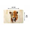 Luipaard - Symmetrisch - Strepen Placemat vinyl groot -specs