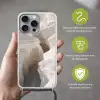 Kloof - Wit - Sneeuw Hoesje iPhone 16 Pro Max met koord klein -sfeer2_NL