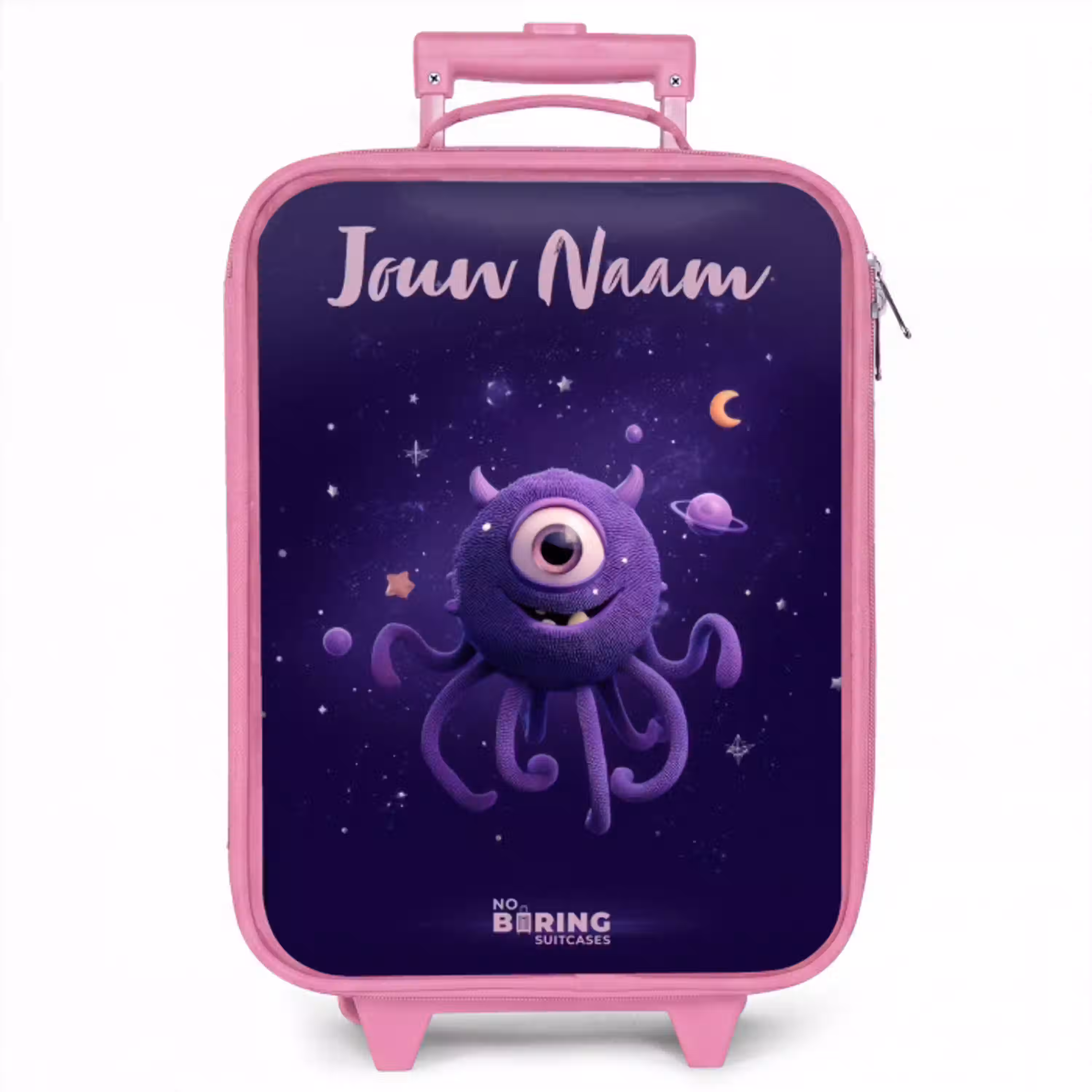 Kosmisch tentakelmonster Kinderkoffer - Roze klein -zzz_website3d