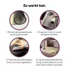 Oh hi - Geel - Monogram Inductie beschermer vinyl 3mm klein -zzzzzzz-cc-werking