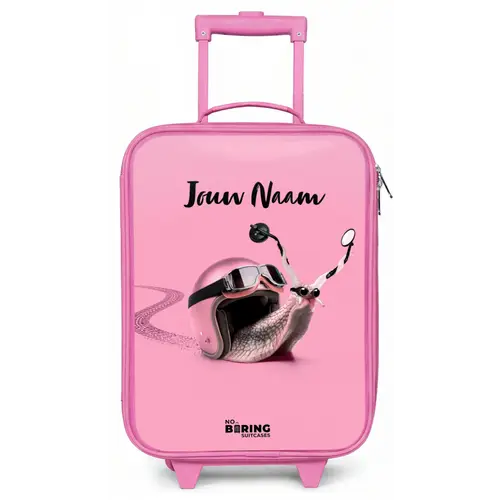 Escar-Go - Roze Kinderkoffer - Roze klein -zz3dotto