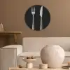 Bestek - Klassiek - Elegant Akoestische PET Vilt - Rond klein -sfeer1