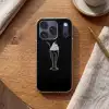 Ijscoupe - Kers - Krijtstijl - Slagroom Telefoonhoesje iPhone 17 Pro klein -sfeer1