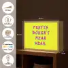 Quote - Minimalistisch - Kleurrijk Light Box met batterij (Wandlamp) middel -USP_websiteoverzichtNL