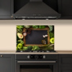 Fruit - Krijtbord - Groente keuken achterwand spatscherm klein -sfeer1