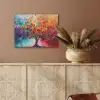 Boom - Levensboom - Kleurrijk - Abstract PET vilt klein -sfeer4