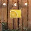 Citroen - Geel - Zonnig tuinposter los doek klein -sfeer1