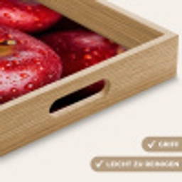 Rood - Appels - Fruit Dienblad Rechthoek middel -USP_HandgreepDE