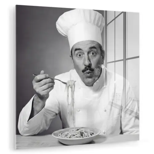 Chef - Spaghetti - Pasta plexiglas 5mm klein -zzzproduct_nieuw