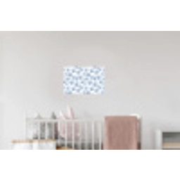 Waaier - Modern - Blauw Muursticker klein 286 -kinderkamer