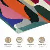Vormen - Ritmisch - Kleuren - Abstract poster papier klein -closeup_NL