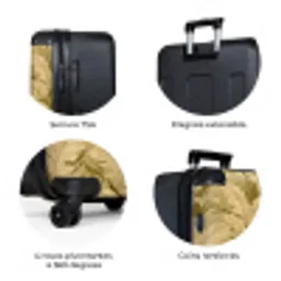 Palmbladeren - Klassiek - Groen NBS - Large koffer - Volwassenen Unisex groot -zzzzzzzbolletjes_FR