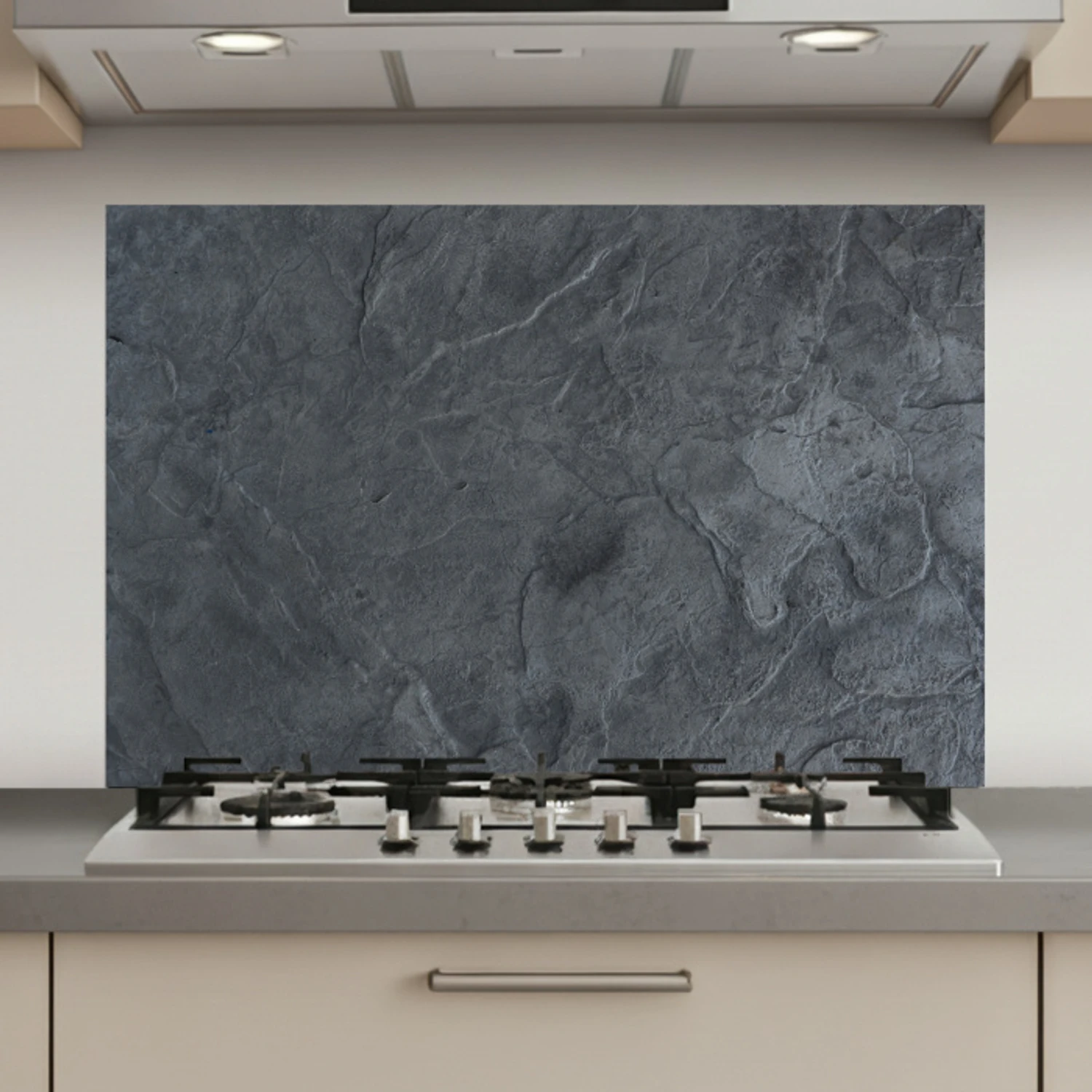 Grijs - Beton - Leisteen - Structuur - Retro keuken achterwand spatscherm klein -3d_website