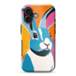 Haas - Kleurvakken - Oren - Roze Toughcase MagSafe Apple iPhone 17 klein -3d