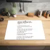 Moeder definitie - Quotes - Mother - Spreuken Inductie beschermer vinyl 3mm klein -sfeer5