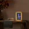 Felgekleurd - Papegaai - Bos - Vleugels Light Box met kabel (Tafellamp) klein -sfeer4