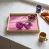 Glitter - Discobol - Roze - Kersen Dienblad Rechthoek middel -sfeer2