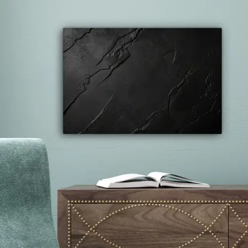 Zwart - Steen - Beton canvas 2cm klein -sfeer4
