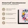 Bloemenkrans - Kleurrijk - Moeder Inductie beschermer vinyl 3mm middel -sfeer2
