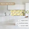 Citroenen - Geel - Wit - Stippen keuken achterwand 2 middel 871 -sfeer4_NL