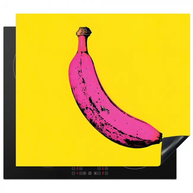 Herdabdeckplatte - Banane - Grafik - Gelb