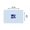 Why not - Blauw - Licht blauw - Quote Placemat vinyl groot -specs