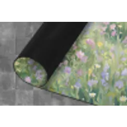 Bloemenveld - Heuvels - Kleurrijk Keukenloper - keukenmat middel -closeup