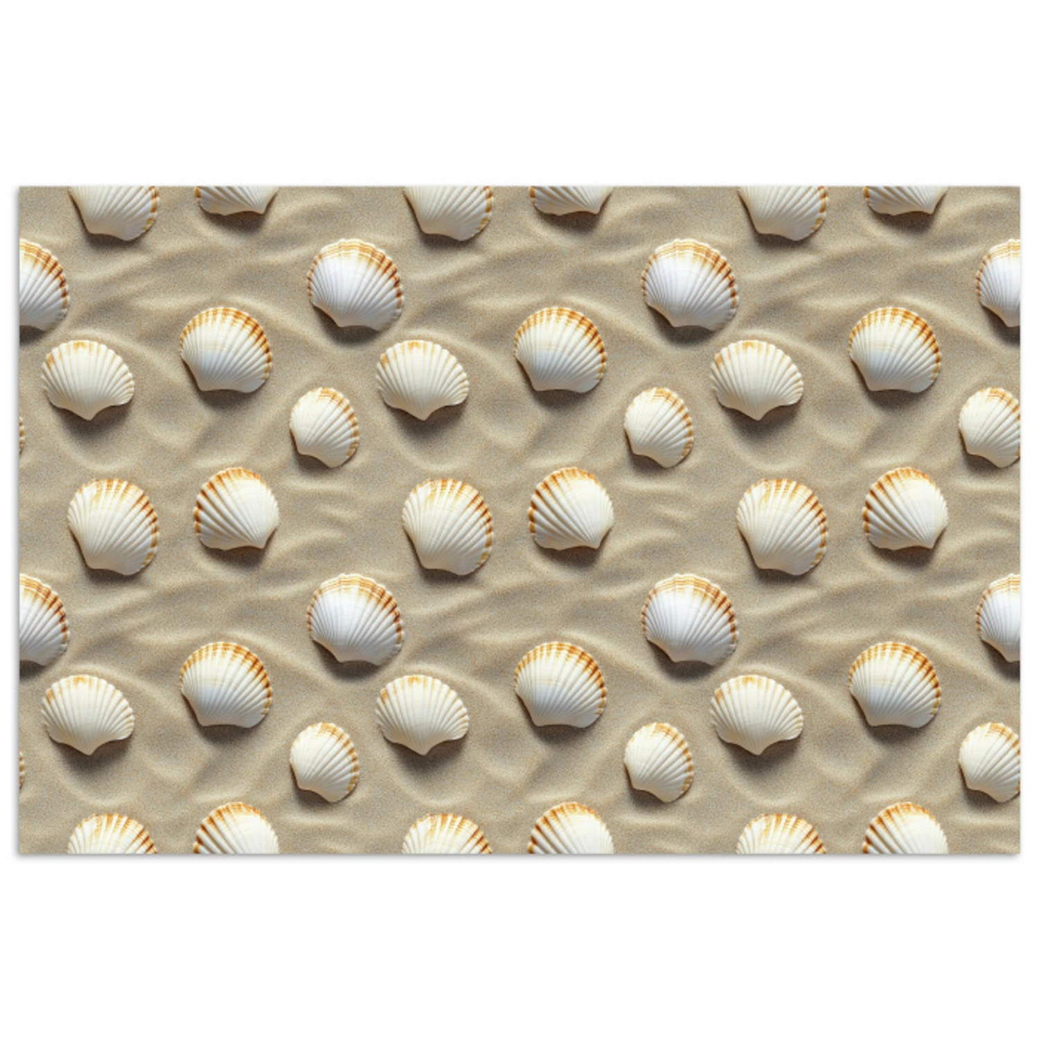 Schelpen - Zand - Maritiem poster papier klein 62 -3d